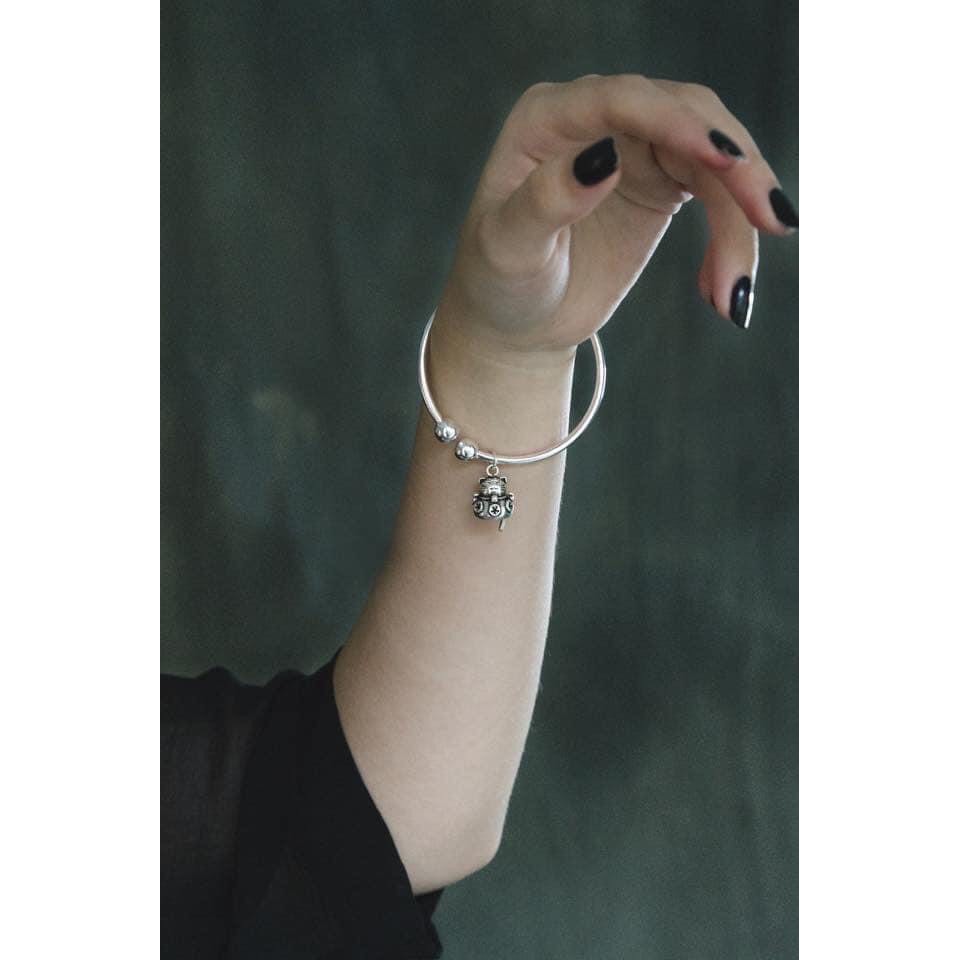 Lắc tay bạc S990 TLEE cứng càng cua xinh xắn TleeJewelry