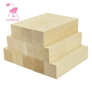 Bộ khối gỗ basswood mềm điêu khắc và điêu khắc cho người mới bắt đầu