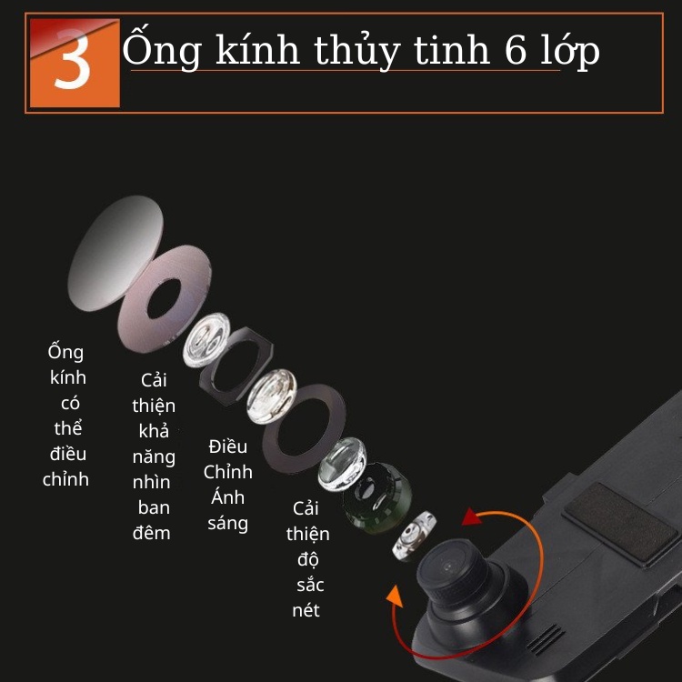 Camera Hành Trình ô tô gương chiếu hậu M4 XETABON Full Hd 1080P - Lắp đặt dễ dàng. Bảo hành 1 đổi 1 trong 12 tháng | BigBuy360 - bigbuy360.vn