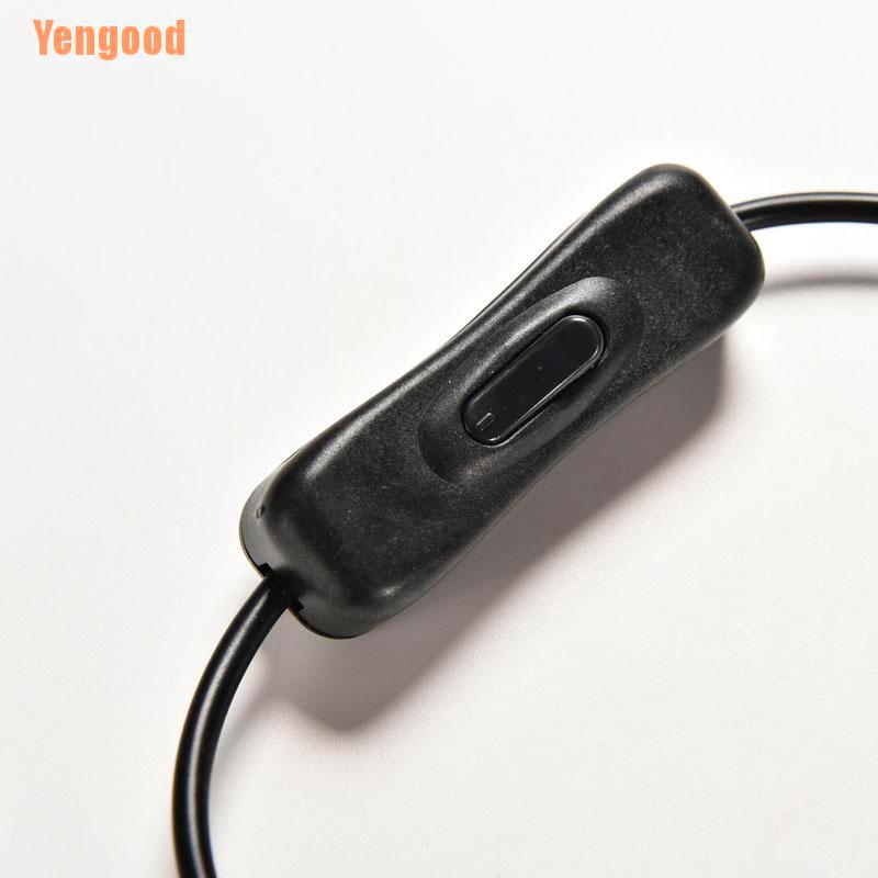 (Yengood) In-Line Power Switch ON/OFF 2.1mm/5.5mm Cable Jack For Arduino Plug 12V