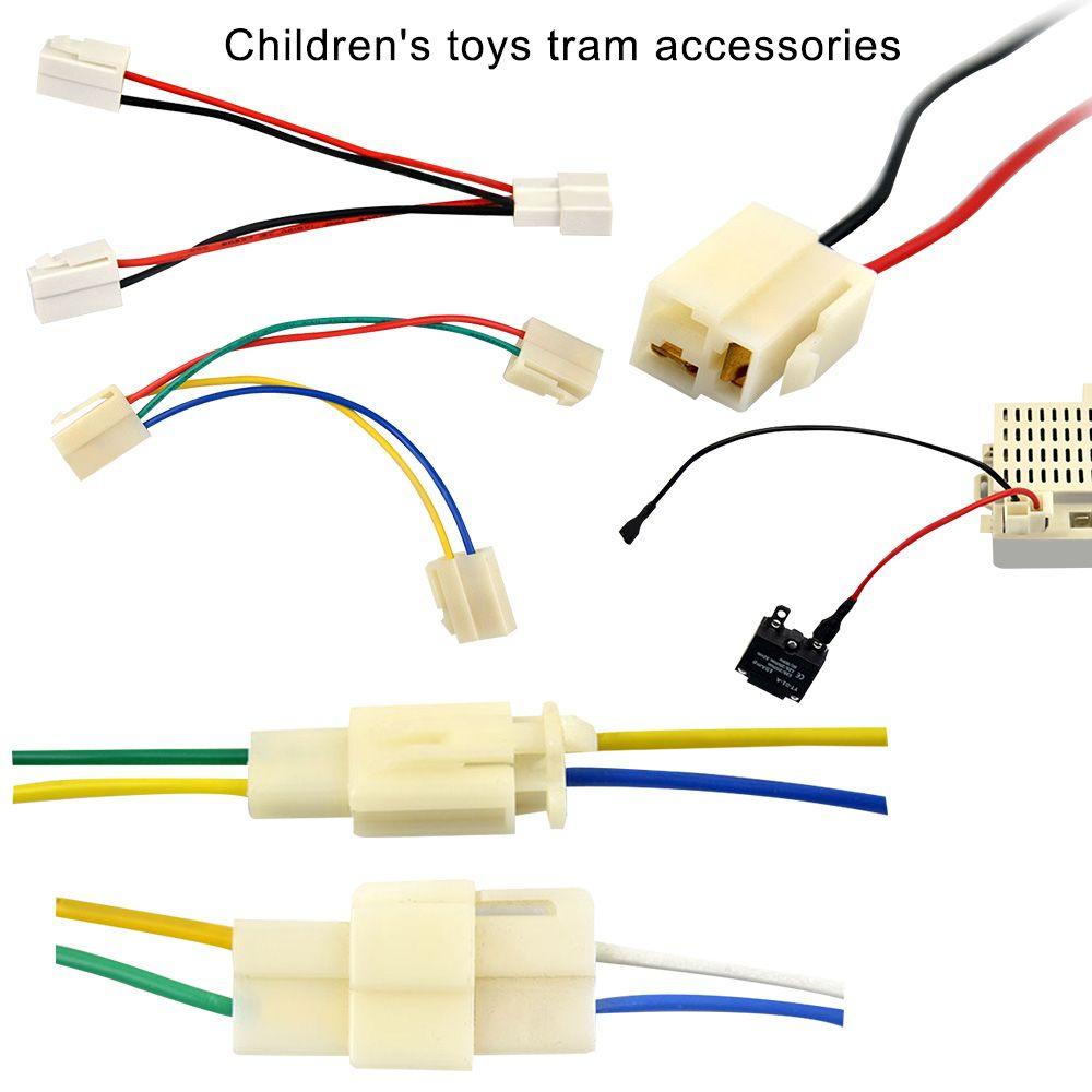 3 Dây Cáp Sạc Điều Khiển Xe Hơi Đồ Chơi Có Kẹp
