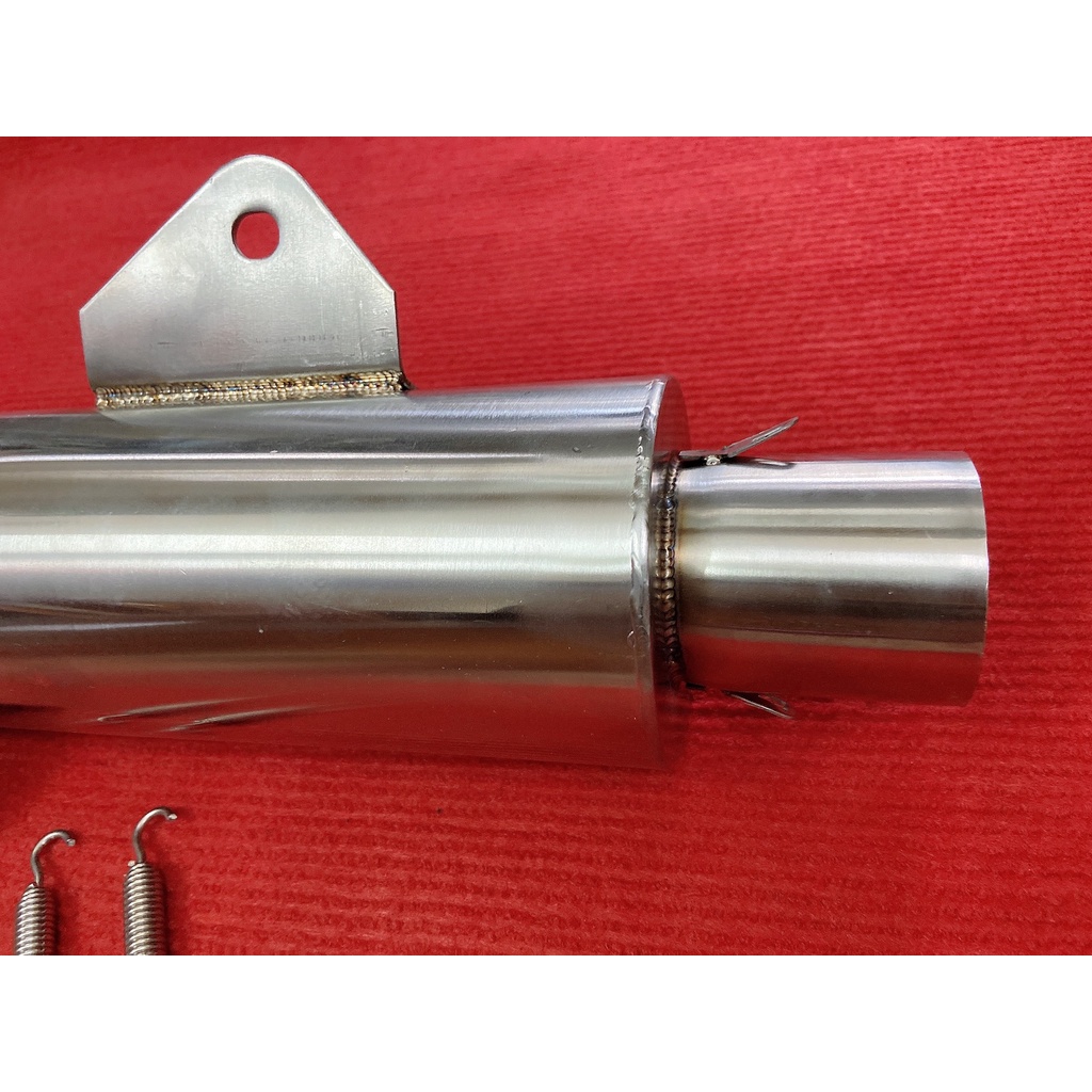 COMBO 1 SET Pô lon CBR full INOX 304 + CỔ 2 KHÚC dành cho mọi XE MÁY