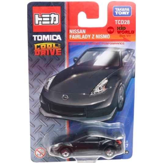 Xe mô hình Tomica Card Cool Drive Nissan Fairlady Z Nismo TCD28. Made in China. Tỷ lệ 1:66.