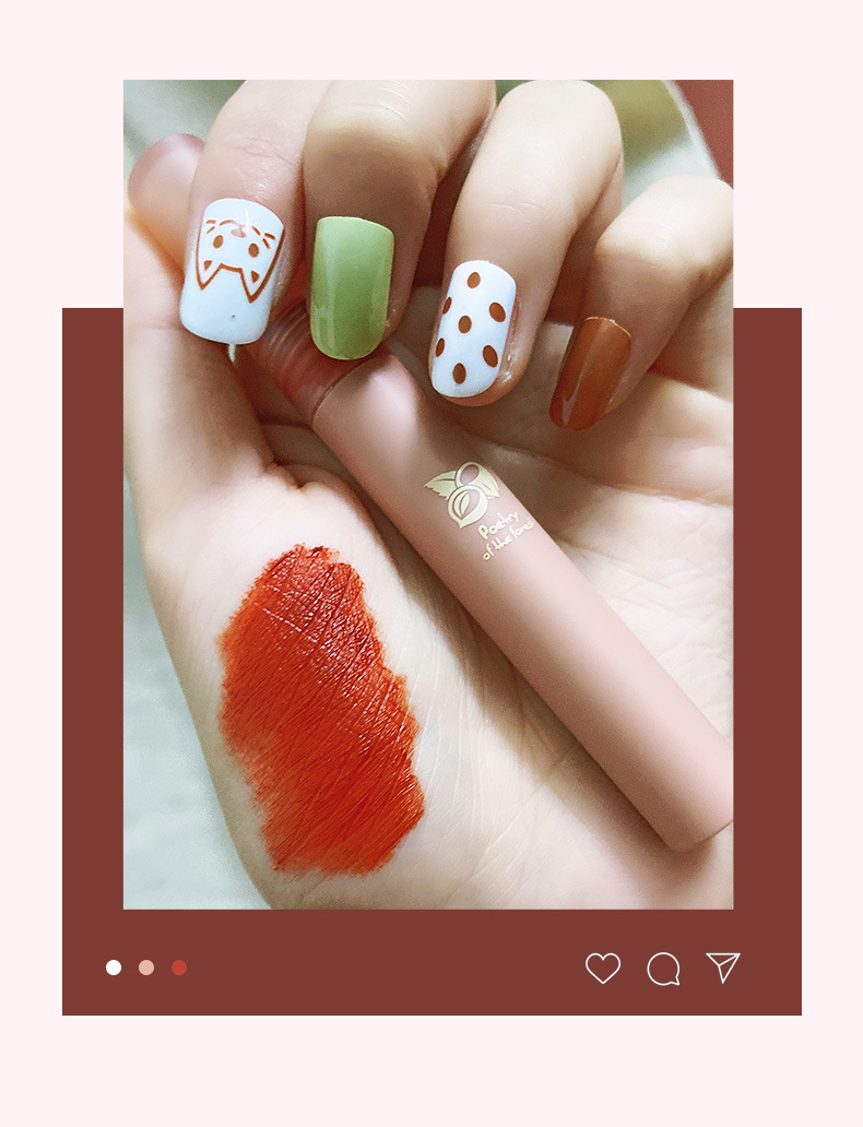 [Hàng mới về] Son Kem Trang Điểm Màu Nhung Mềm Mịn Dễ Tẩy Trang Wodwod | BigBuy360 - bigbuy360.vn