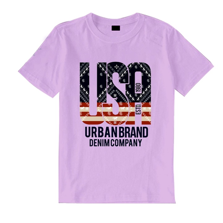 Áo Thun Nam Nữ USA  Tay Ngắn Vải Thun Cotton Mềm Mịn