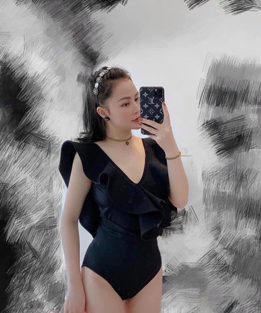 BIKINI LIỀN XOẮN BÈO CÁNH SEN [ẢNH THẬT] | BigBuy360 - bigbuy360.vn