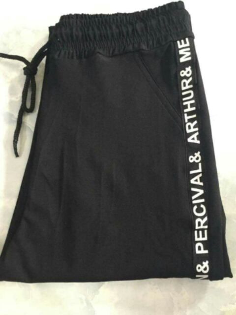 Quần baggy sọc chữ cạp chun | BigBuy360 - bigbuy360.vn