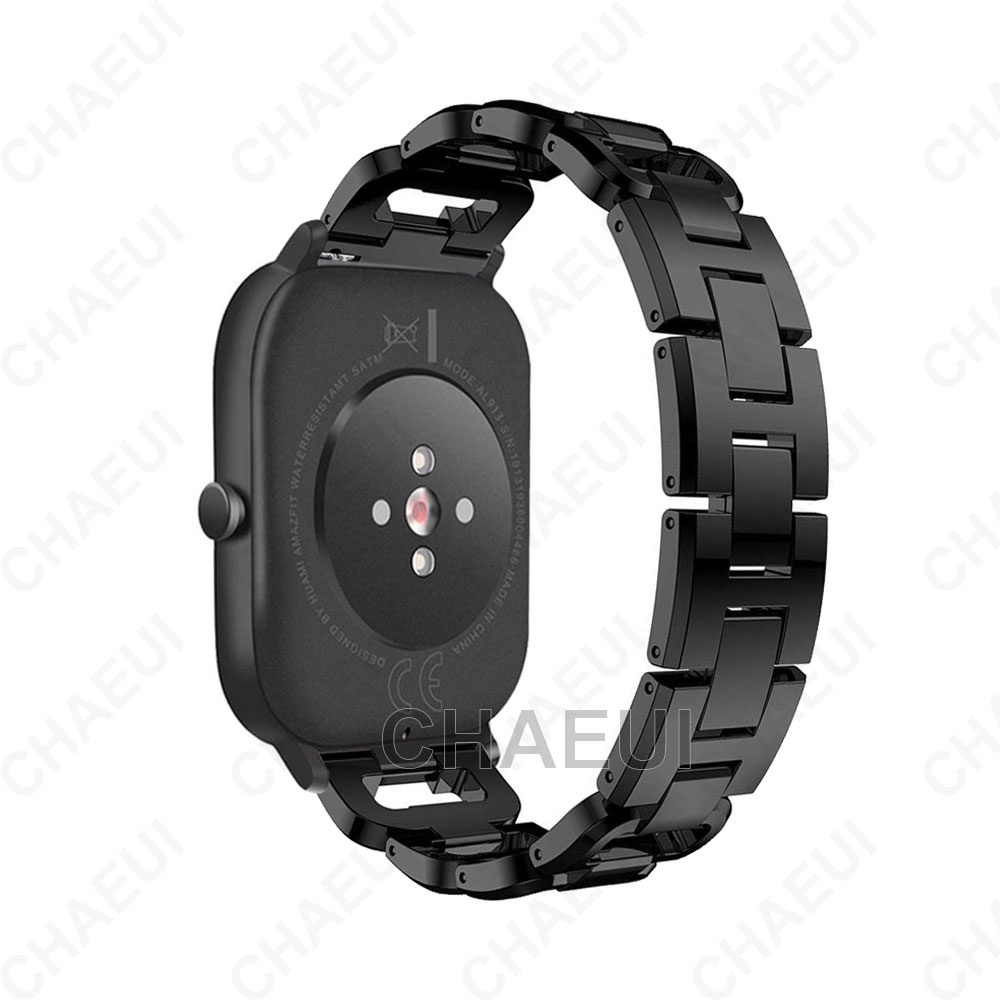 Dây Đeo Inox Cho Đồng Hồ Thông Minh Huami Amazfit Bip U Pro S Lite GTS 3 2 Mini GTR 42mm