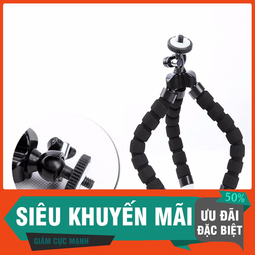 [SIÊU SALL ] Tripod bạch tuộc cho camera hành trình eken, camera hành động sjcam,soocoo, xiaomi, gạy 3 chân găn camera h