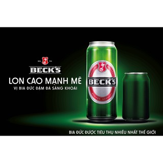 Bia Beck 500ml Thùng 12 lon