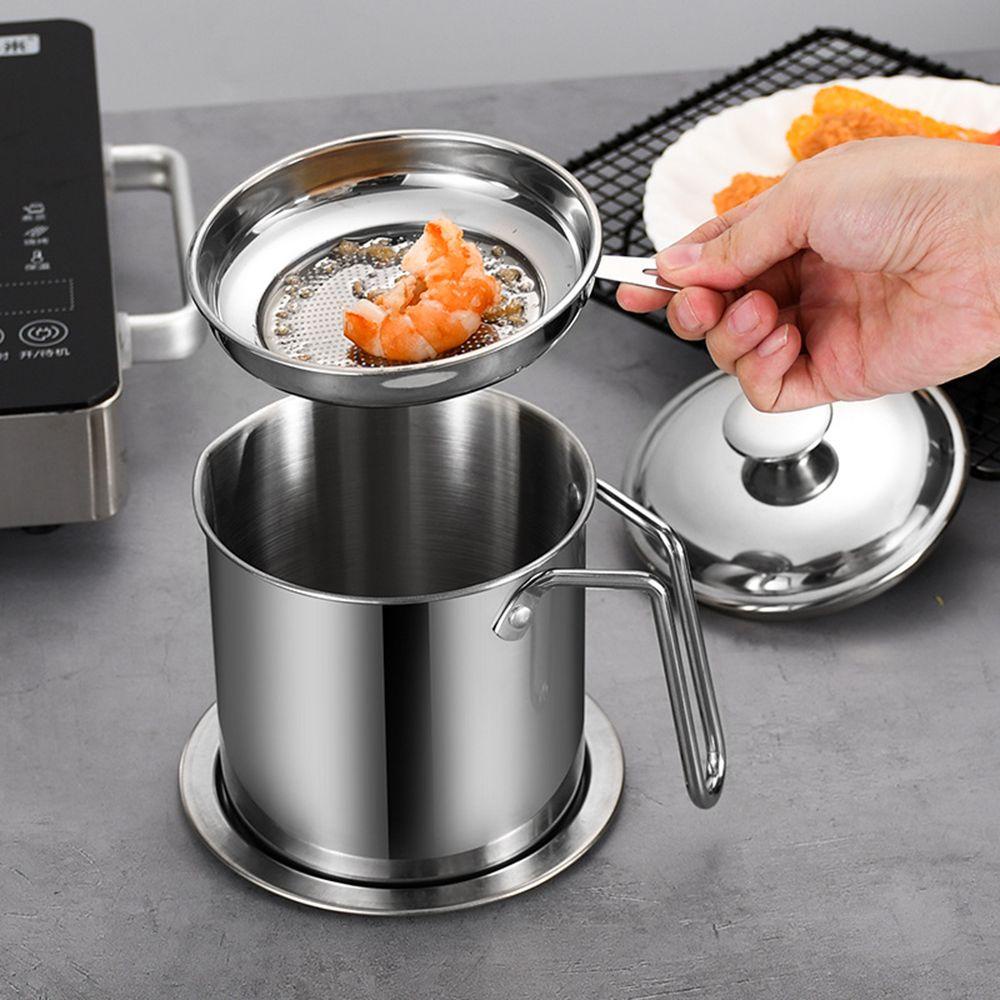 LONTIME Nồi Nấu Súp Lọc Dầu Dung Tích Lớn Tiện Dụng