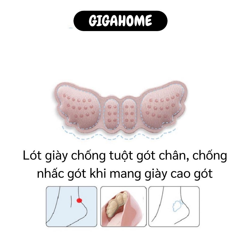 Miếng lót giày   GIÁ VỐN  Miếng lót giày silicon hình cánh bướm có gai êm chân, hút mồ hôi 9541