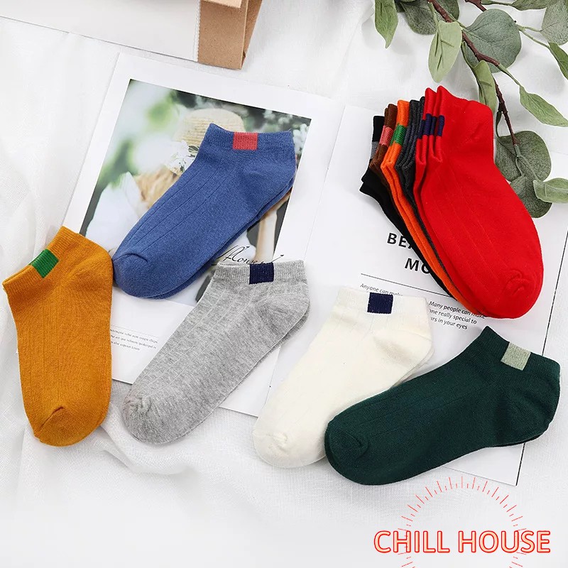 SÉT 5 Đôi Tất Gân Nữ Nhiều Màu - CHILLHOUSE
