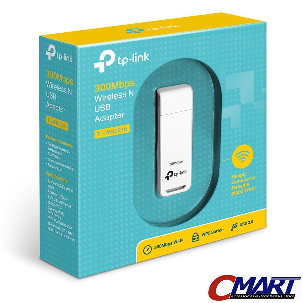 Usb Không Dây Tp-link Tl-wn821n: Tplink 300mbps