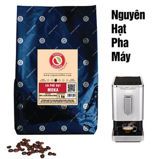 Cà phê hạt Moka Copen coffee 1kg_đắng nhẹ, xen lẫn vị chua và ngọt, thơm dài lâu