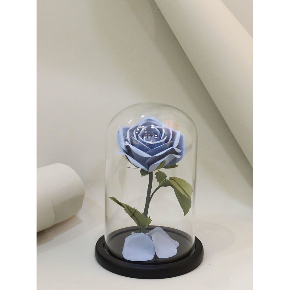 Giấy mỹ thuật làm hoa tone xanh biển | BigBuy360 - bigbuy360.vn