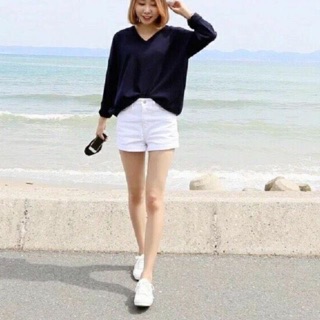 Quần short kaki lật lai co giãn lưng cao ( kèm ảnh chụp)