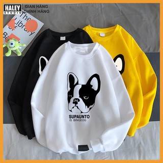 💥FREESHIP💥 Áo Sweater BullDog đủ màu Unisex phong cách Hàn Quốc cá tính, Chất Nỉ Dày Dặn - Tặng vòng xinh