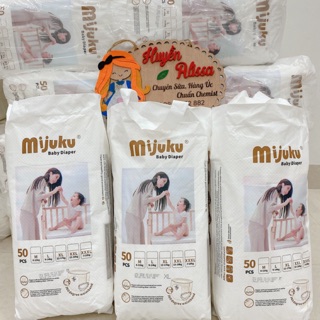 Combo 100 Miếng Tã Quần Cao Cấp Nhật bản Mijuku size M/L/XL