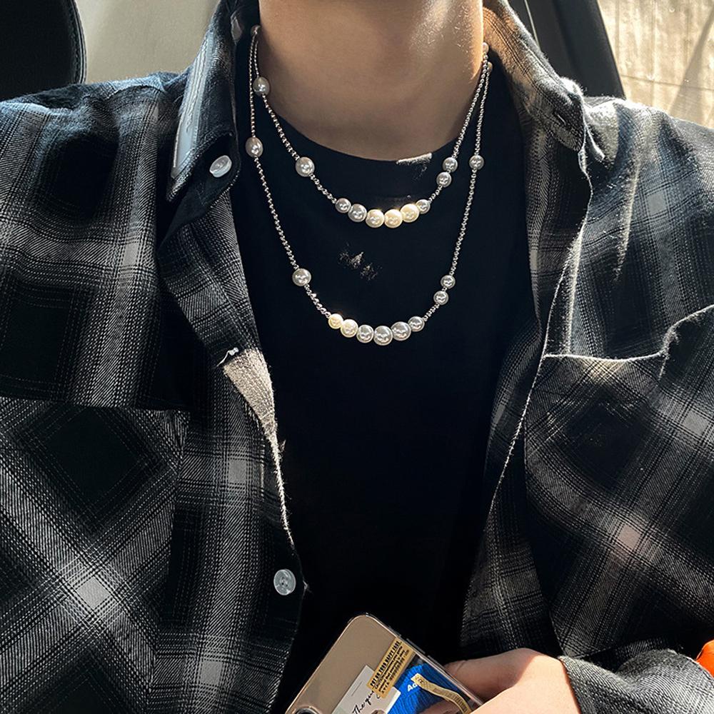 AROMA Vòng Cổ Choker Đính Hạt Ngọc Trai Phong Cách Vintage Thời Trang Cho Nữ