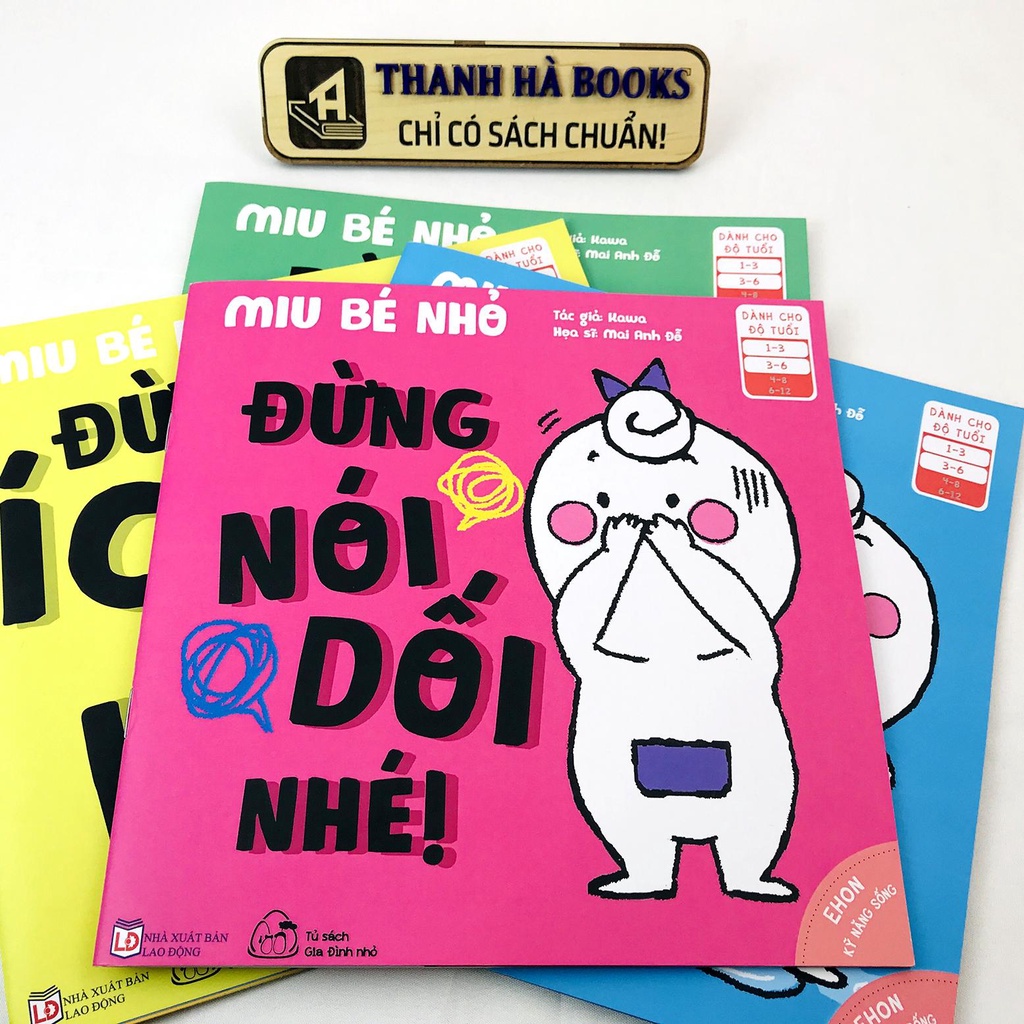 Sách - Ehon Kĩ Năng Sống - Miu Bé Nhỏ - 8 quyển lẻ tùy chọn (3-6 tuổi) Phần 2