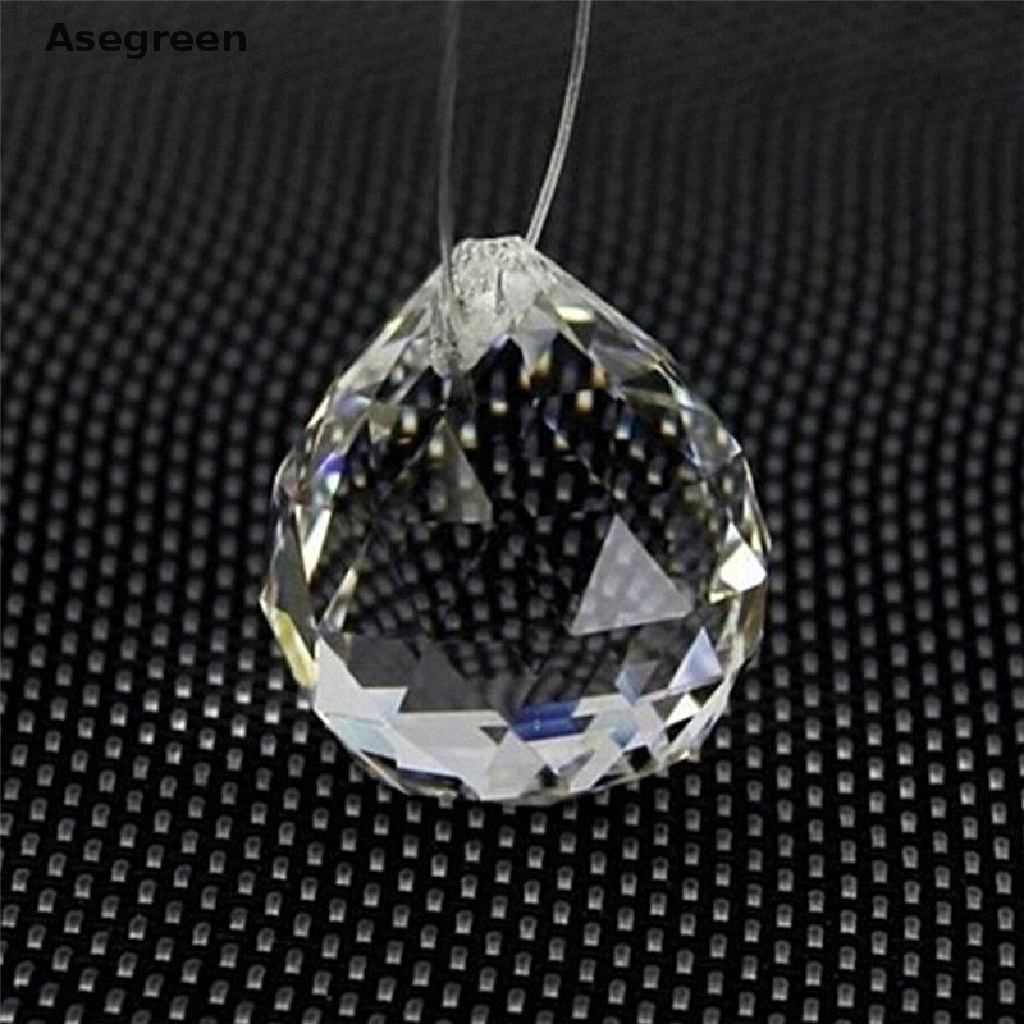 Hạt pha lê hình giọt nước trong suốt cỡ 30mm/40mm trang trí đèn chùm DIY