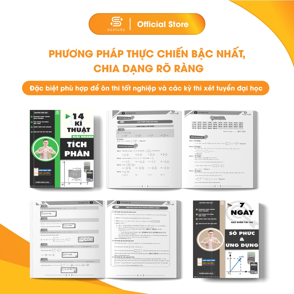 Combo 4 cuốn sách ôn thi Đại học trong Học kỳ 2