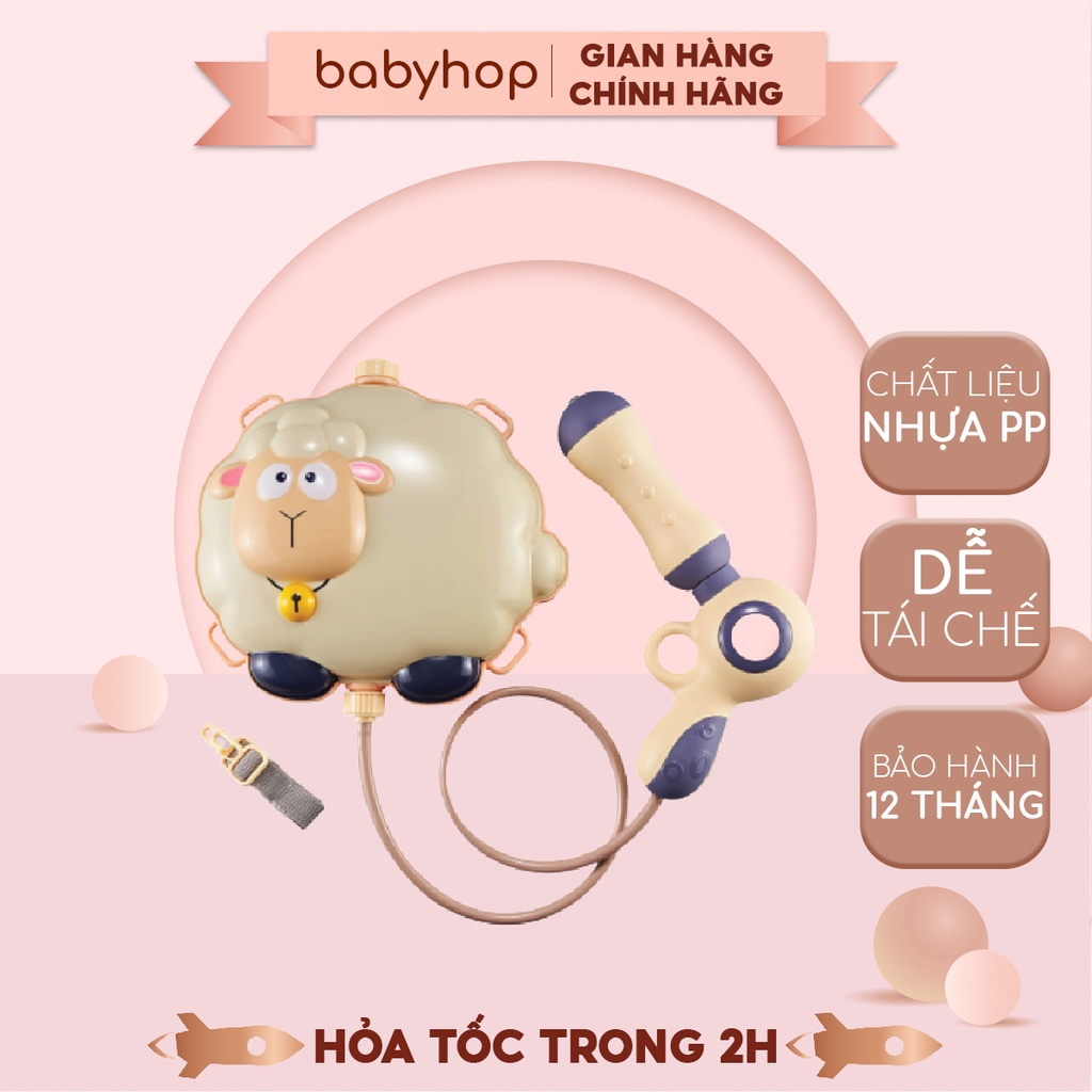 Ba lô phun nước umoo cho bé trai bé gái từ 12 tháng - 7 tuổi