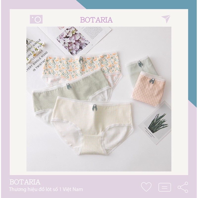 Quần Lót Nữ Cotton Cao Cấp Nâng Mông Thông Hơi Hoạ Tiết Dễ Thương | BigBuy360 - bigbuy360.vn