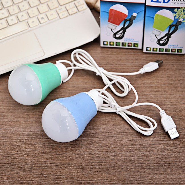 Đèn Tròn Đại Led 5w Cổng USB Siêu Sáng