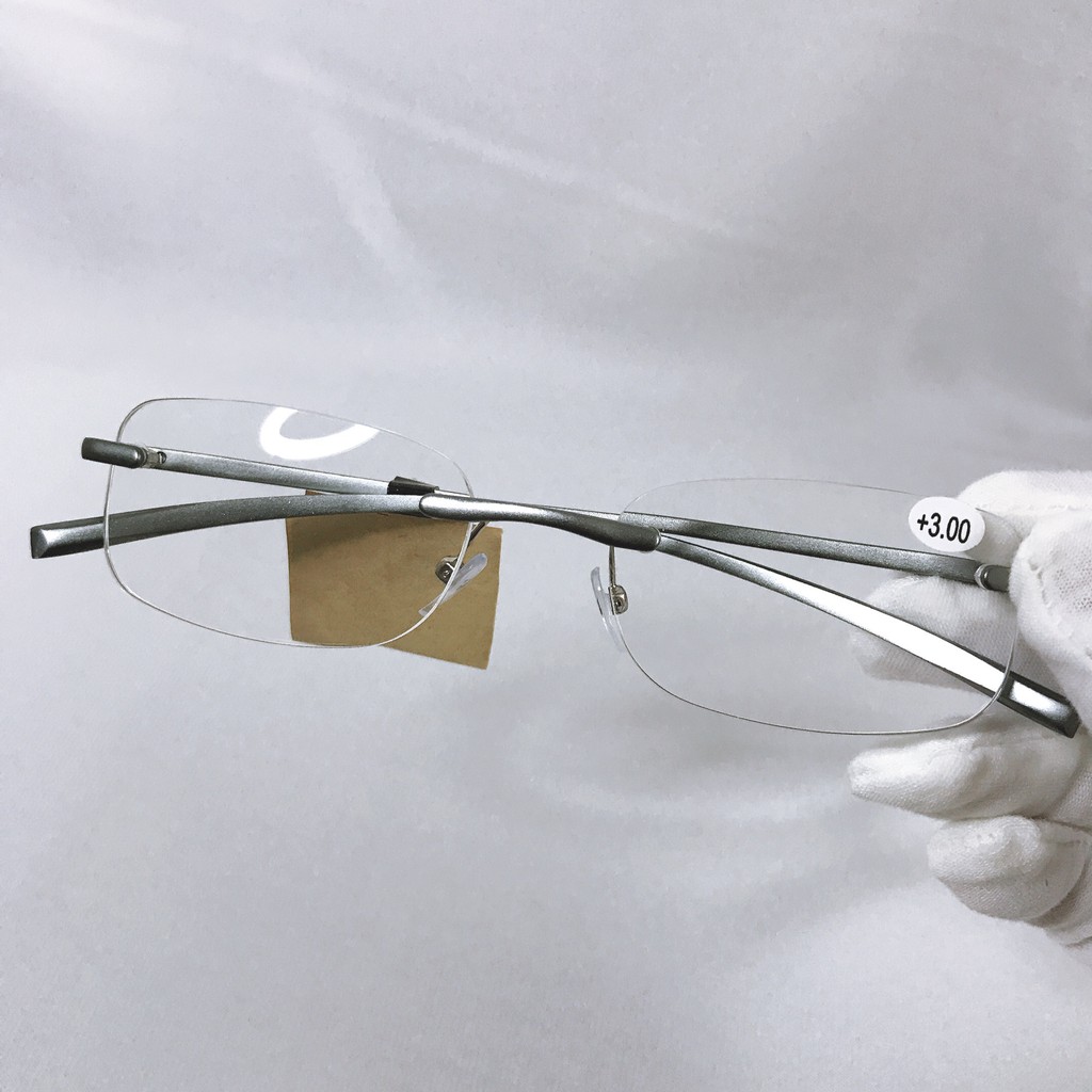 Kính lão thị viễn thị gọng khoan titan siêu nhẹ sẵn độ cực sáng và rõ KMTNKVN991