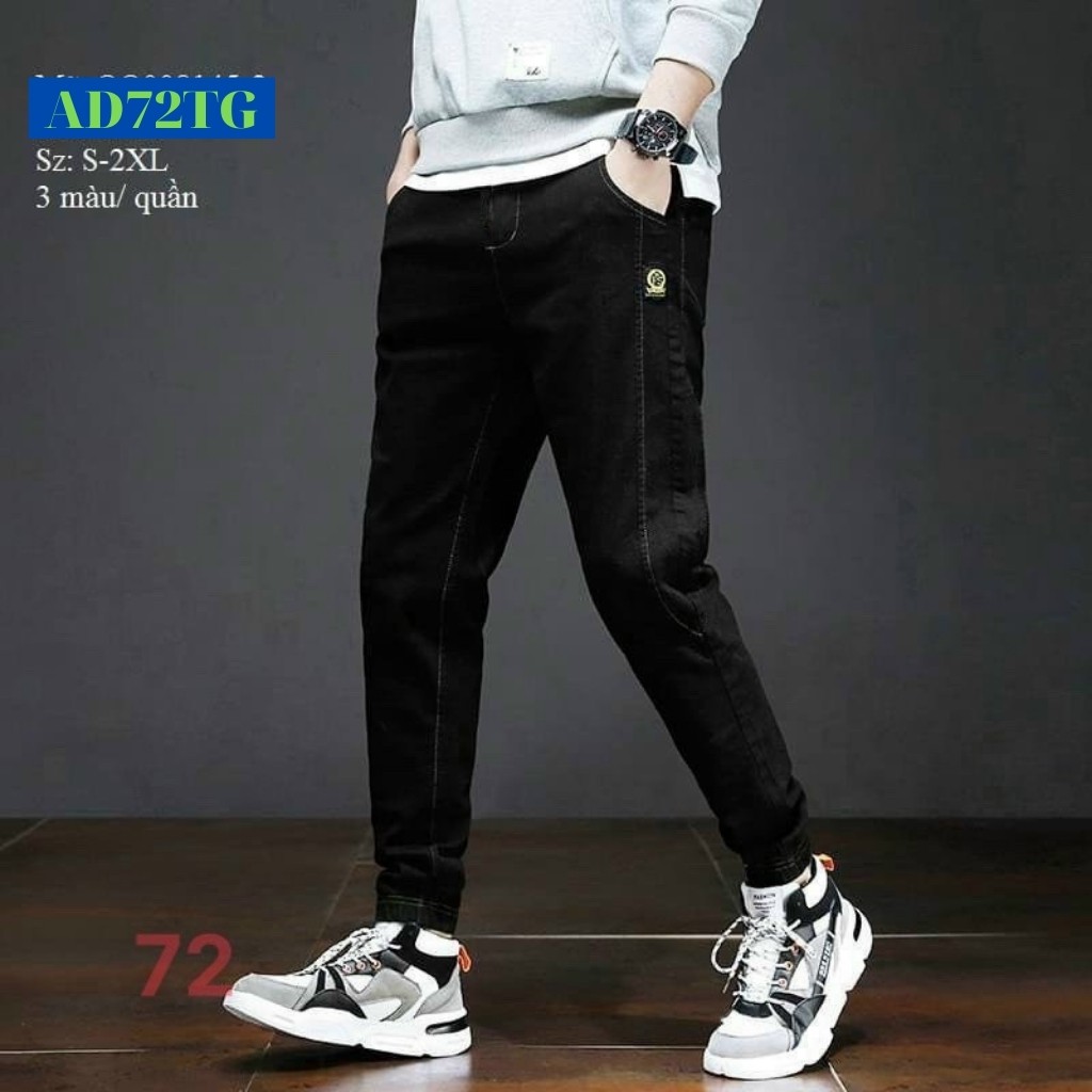 Quần jean nam tenji ad72tj quần bò nam jogger wash in cao cấp trẻ trung phong cách tenji store 1 (44-75kg)