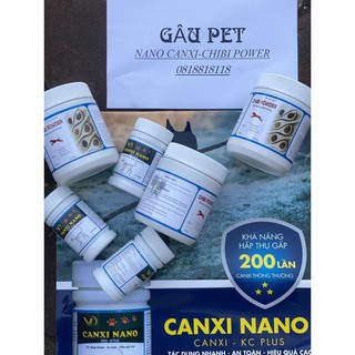 canxi nano cho chó chống hạ bàn cụp tai bổ sung canxi cho tất cả các độ tuổi và giống chó