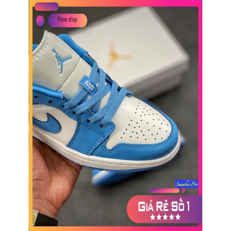 (FULL BOX + QUÀ TẶNG) Giày thể thao AIR Jordan 1 Low UNC (W) cổ thấp siêu đẹp dành cho nam và nữ | BigBuy360 - bigbuy360.vn