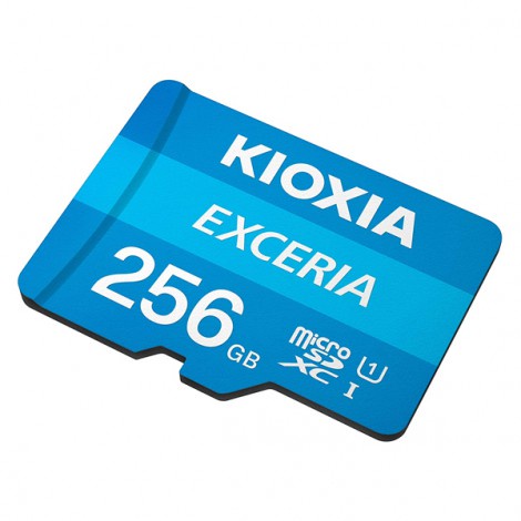 Thẻ nhớ 256GB Micro SDXC Kioxia Exceria UHS-I C10 100MB/s ghi phim Full HD LMEX1L256GG4