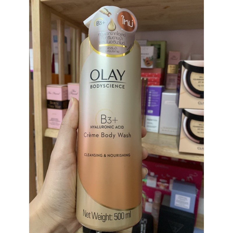 Sữa Tắm Olay Thailand Làm Sáng Cấp Ẩm Hiệu Quả Cho Da 500ML [Bản Thái - Bản Trung]