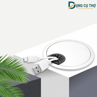 Nắp luồn dây điện tròn màu đen và Nắp luồn dây điện tròn màu đen và trắng