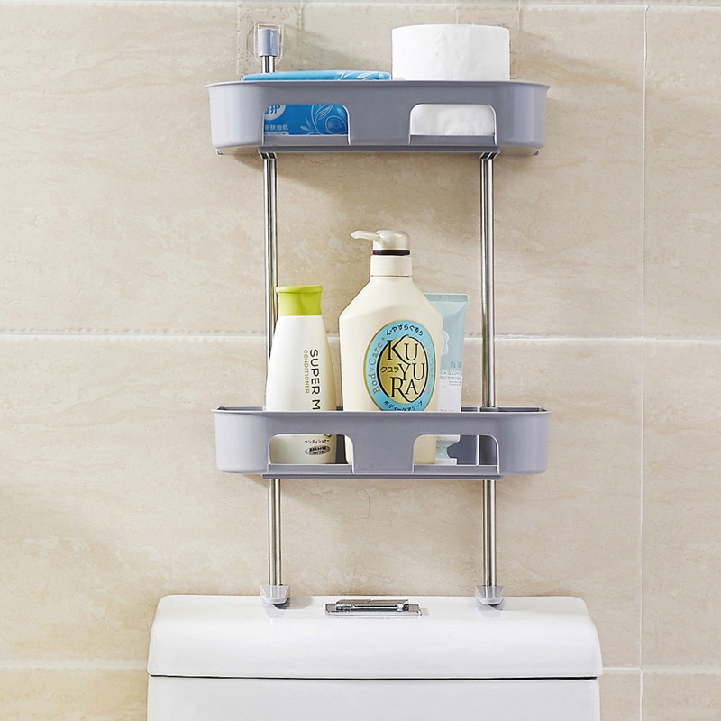 Kệ Nhà Tắm Nhà Bếp 2 Tầng, 3 Tầng Đa Năng Dán Tường KG06