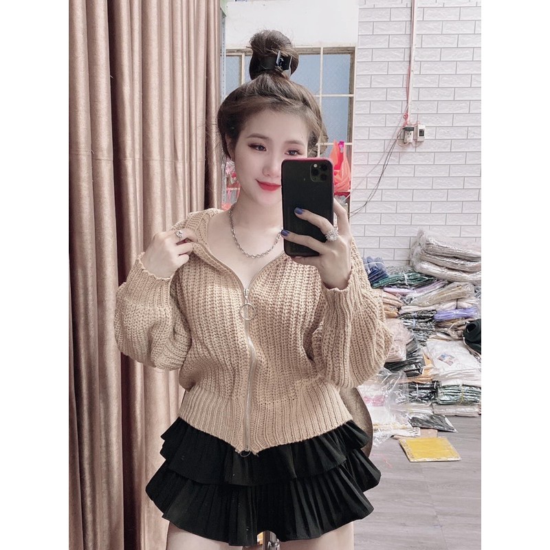 Áo Khoác Len Lông Cừu Chất Dày Dặn Mặc Siêu Tôn Dáng | BigBuy360 - bigbuy360.vn