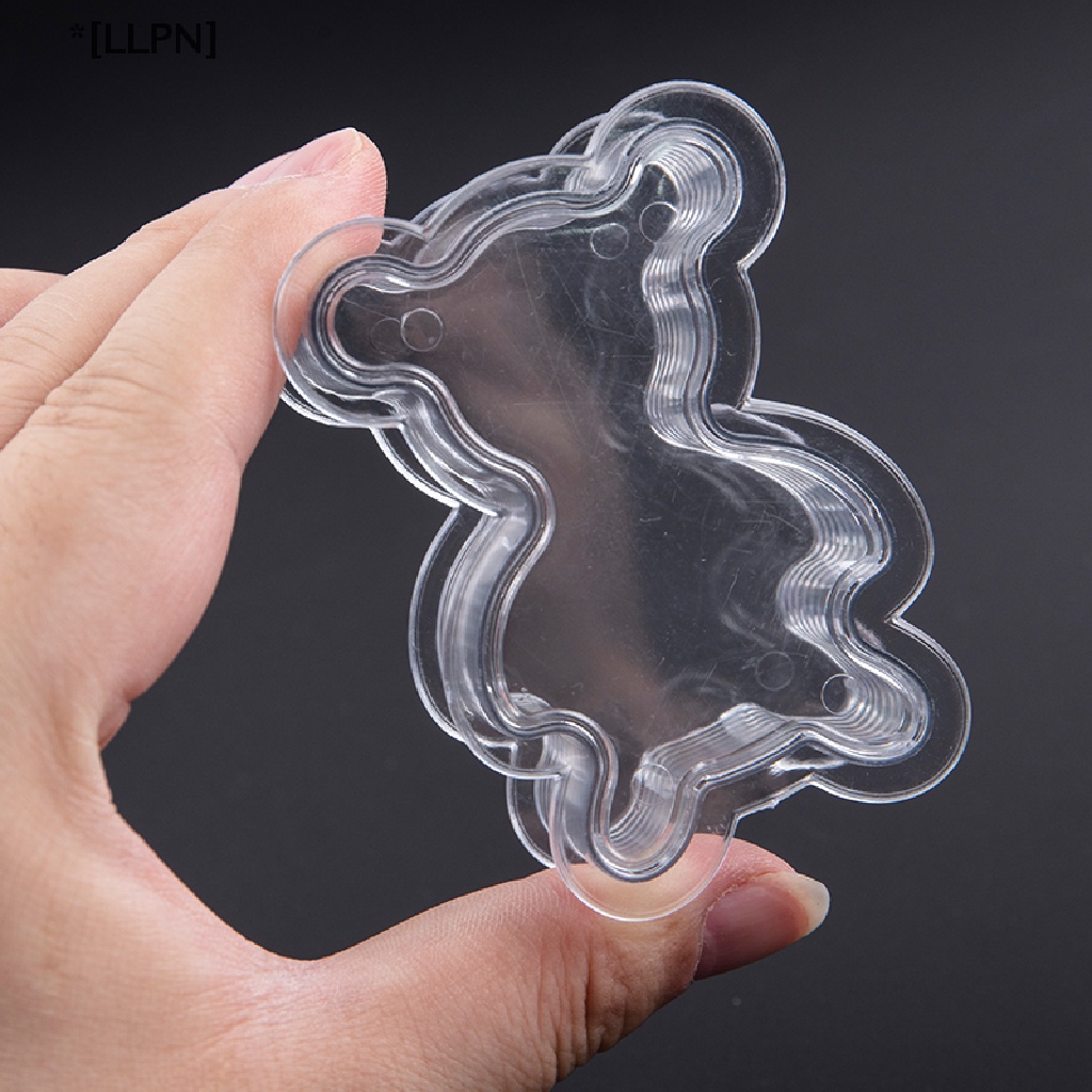 Hộp Đựng Kẹo Bằng Nhựa Trong Suốt Hình Gấu DIY