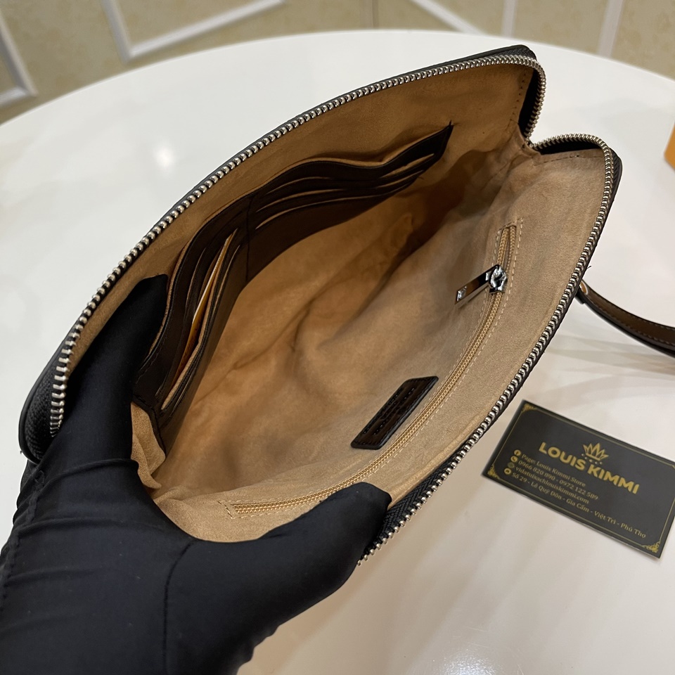 Clutch - Ví cầm tay nam nữ khóa số cao cấp Da bò 100% CL312