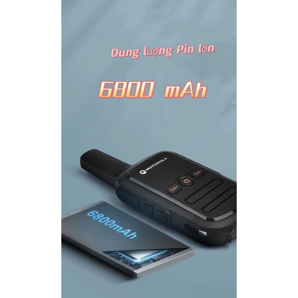 Bộ 07 Máy Bộ Đàm Mini Siêu Nhỏ  (Dung lượng pin cực lớn &gt;18 tiếng,Siêu bền,Cự li liên lạc &gt; 1,5km)+Tai nghe chuyên dụng