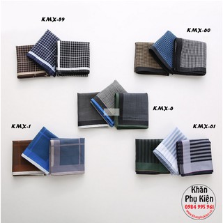 Khăn Tay Thấm Hút Mồ Hôi, Khăn Mùi Xoa Bỏ Túi Tiện Lợi Cho Nam (L7)