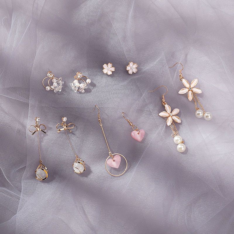 Set 5 đôi hoa tai tiểu thư cho phái nữ