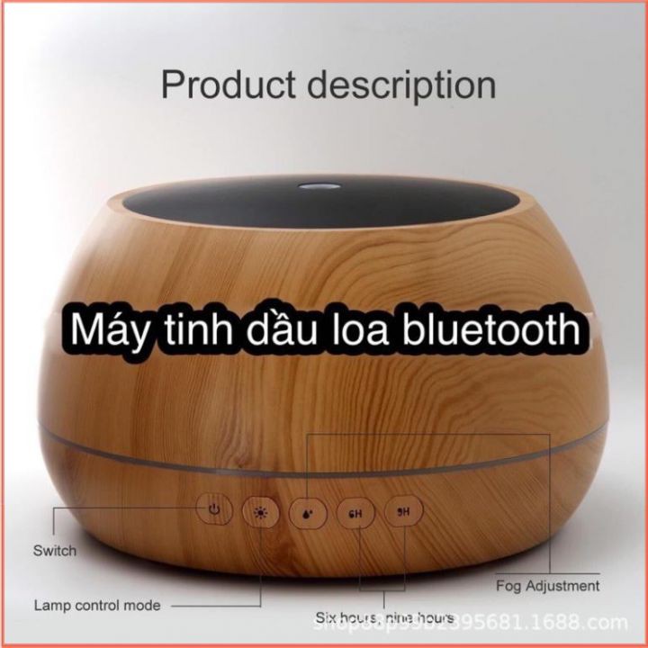 Máy Xông Tinh Dầu Khuếch Tán Tinh Dầu Kết Hợp Loa Bluethooth Nghe Nhạc Thế Hệ Mới