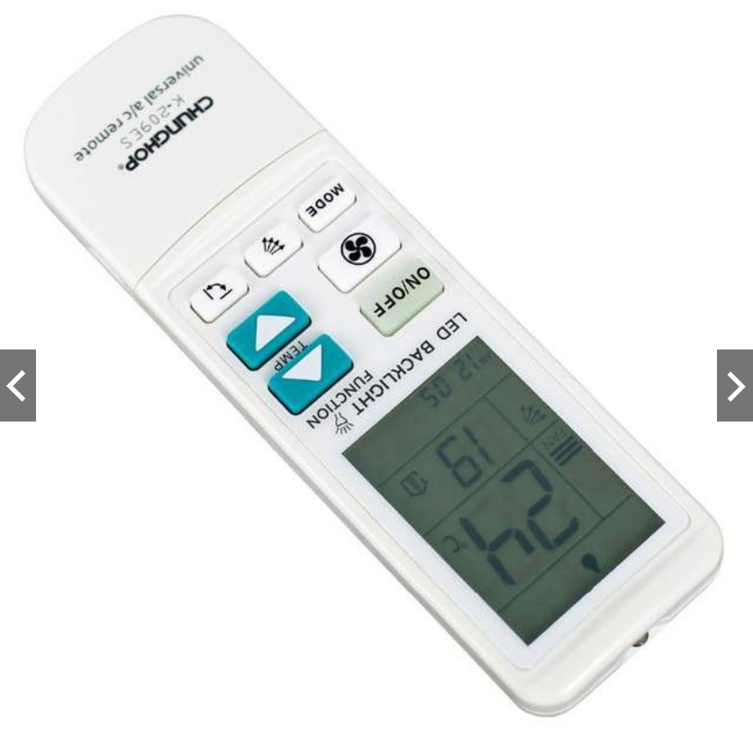 Điều khiển Remote Điều Hòa Đa Năng K-1038E ChungHop
