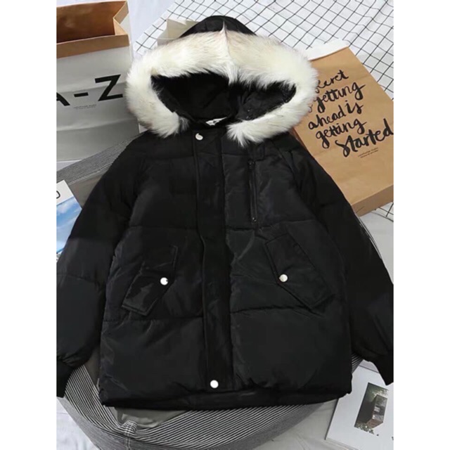 Áo phao nữ cổ lông hottrend ( sẵn sl ) | BigBuy360 - bigbuy360.vn