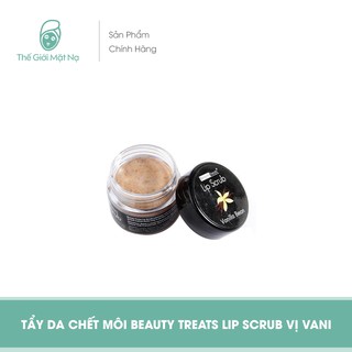 Tẩy da chết môi Beauty Treats Lip Scrub vị Vani