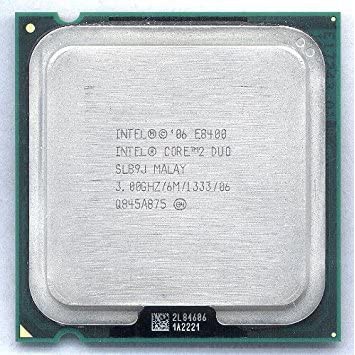 Cpu Intel Core 2 Duo E8400 6m Cache 3.00 Ghz 1333 Mhz Fsb Lga775