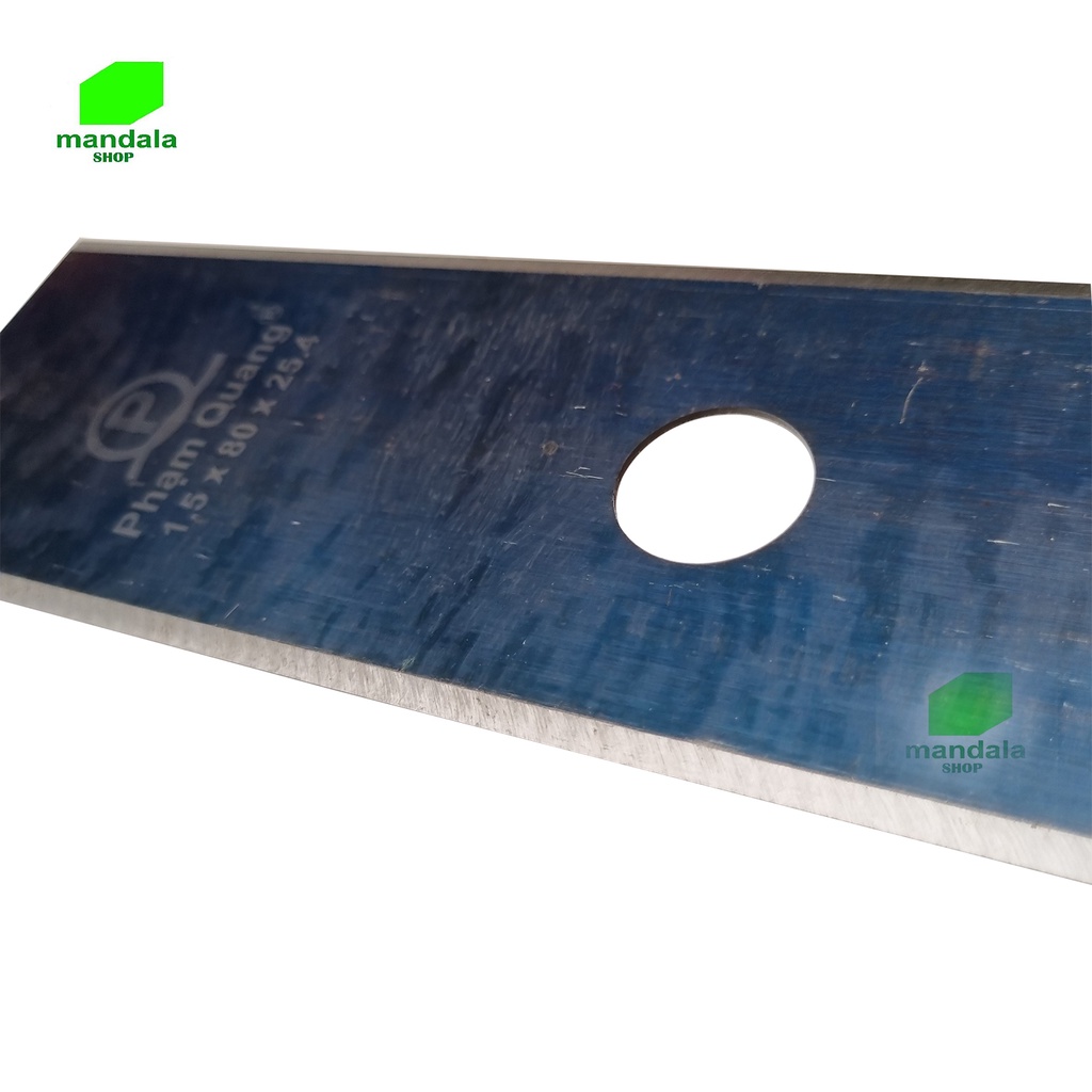 Dao cắt cỏ PHẠM QUANG dài 30cm, lỗ trục 25.4mm, độ dày 2.0mm và 1.5mm tùy chọn...dùng cho các loại máy cắt cỏ 2 thì, 4 t